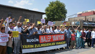 Diyarbakır'daki STK'lardan Halep'teki saldırılara kınama