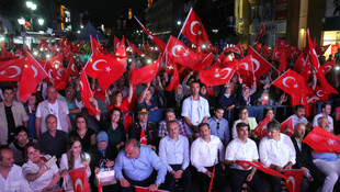 Edirne ve Kırklareli'nde Demokrasi ve Şehitler Mitingi