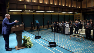 Erdoğan'ın İDSB heyetini kabulü