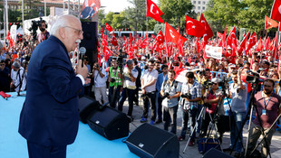 Eskişehir'de Demokrasi ve Şehitler Mitingi
