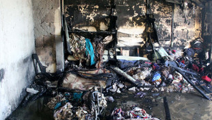 Gaziantep'te ev yangını