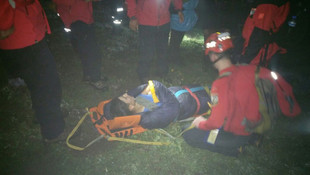 Kaçkarlar'da yaralanan genç için 33 saatlik çalışma