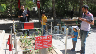 Kahraman şehidin ailesi için gönderilen yardımlar