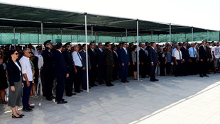 Kıbrıs şehitlerine 42 yıl sonra cenaze töreni