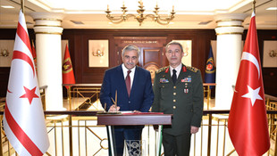 KKTC Cumhurbaşkanı Akıncı Ankara'da