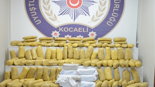 Kocaeli'de 141 kilogram eroin yakalandı