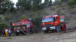 Konya'da orman yangını