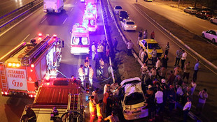 Maltepede trafik kazası: 1 ölü, 5 yaralı