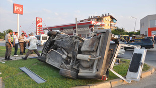 Manavgat’ta trafik kazası:  1 ölü, 1 yaralı