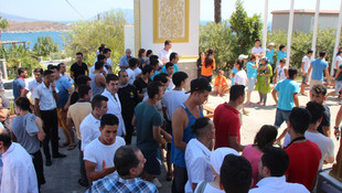 Muğla'da otel çalışanlarından eylem