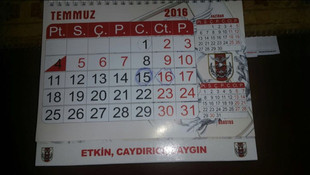 Tümgeneral darbe girişimi gününü takviminde işaretlemiş