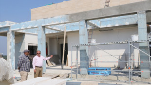 Yalova Cemevi inşaatında sona doğru