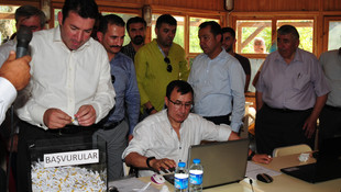 Zonguldak'ta TOKİ kura çekimi