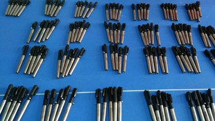 Konyada suikast kalem tabancaları ele geçirildi