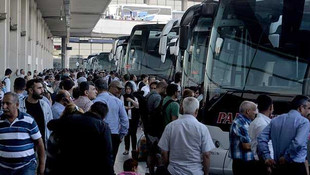Bayram için otobüs biletleri tükendi