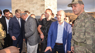 Süleyman Soylu Tendürek Dağında incelemelerde bulundu