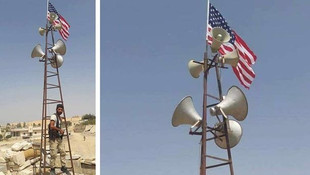 PYD ABD bayrağını kalkan olarak kullanıyor