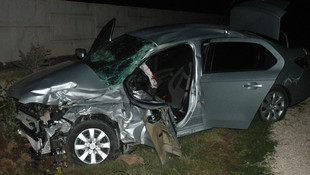 Adana'da trafik kazası: 1 ölü, 1 yaralı