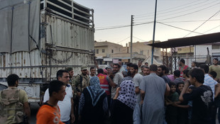 Adana'dan Cerablus'a insani yardım