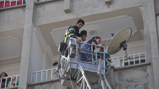 Adıyaman'da apartman yangını