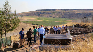 Alman heyetten Dürümlü'de katledilenlerin yakınlarına ziyaret