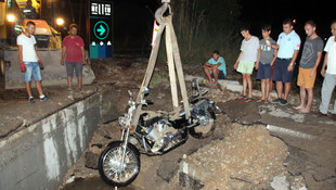 Bodrum'da içme suyu hattında patlama