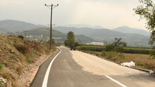 Bursa'da 2,3 kilometrelik ürün kurutma alanı