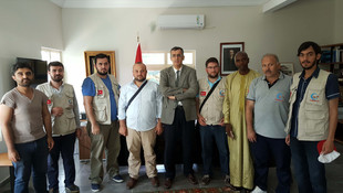 Cansuyu Derneği heyetinden Encemine Büyükelçiliğine ziyaret