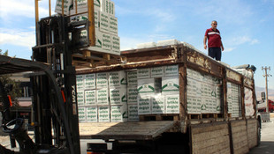 Cerablus'a insani yardım