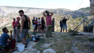 Dağcıların vazgeçmediği mekan: Harmankaya Kanyonu