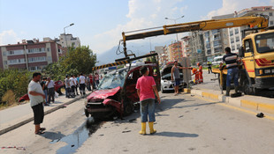 Denizli'de trafik kazası: 8 yaralı