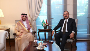 Çavuşoğlu-Cübeyr ortak basın toplantısı