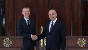 Çavuşoğlu-Rinkevics ortak basın toplantısı