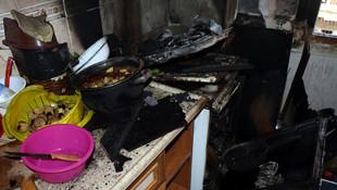 Düğün arifesinde evleri yandı