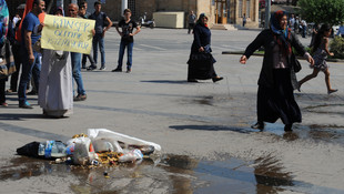 Düzce'de katı atık depolama tesisi protestosu