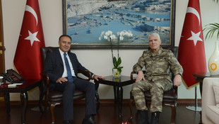 Ege Ordu Komutanı Orgeneral Recep Denizli'de