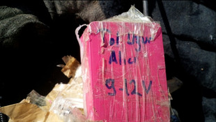 Eker'in aile mezarlığına patlayıcı tuzaklamışlar