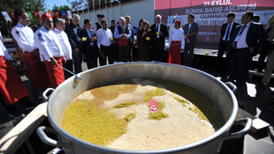 Gaziantep 3 bin 192 kilo aşureyle Guinness'e aday