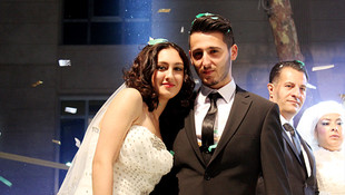 Beykoz'da 23 çift dünya evine girdi