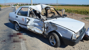 Hatay'da otomobille çarpışan motosikletin sürücüsü öldü