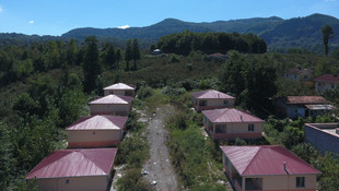 Heyelan mağdurları evlerine kavuştu