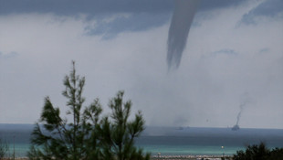 İskenderun Körfezi'nde hortum