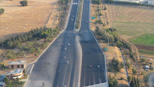 İzmir'de bayram trafiğine havadan denetim