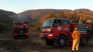 İzmir'de orman yangını