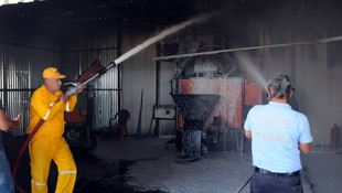 Kadirli Organize Sanayi Bölgesi'nde yangın