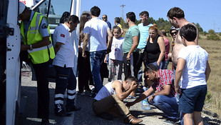 Karabük'te otomobil devrildi: 7 yaralı