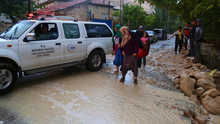 Karaman'da sağanak ve sel