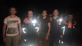 Kazdağları'nda mahsur kalan 2 dağcı kurtarıldı