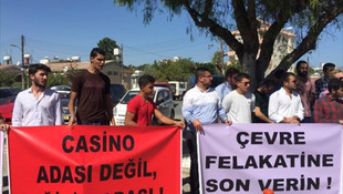 KKTC'de Maneviyatıma dokunma eylemi