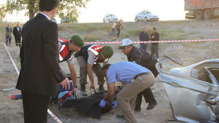 Konya'da hac dönüşü kaza: 1 ölü